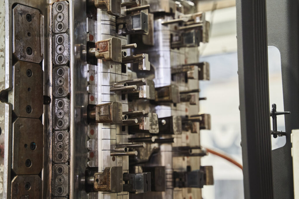 Injection mould tool close up