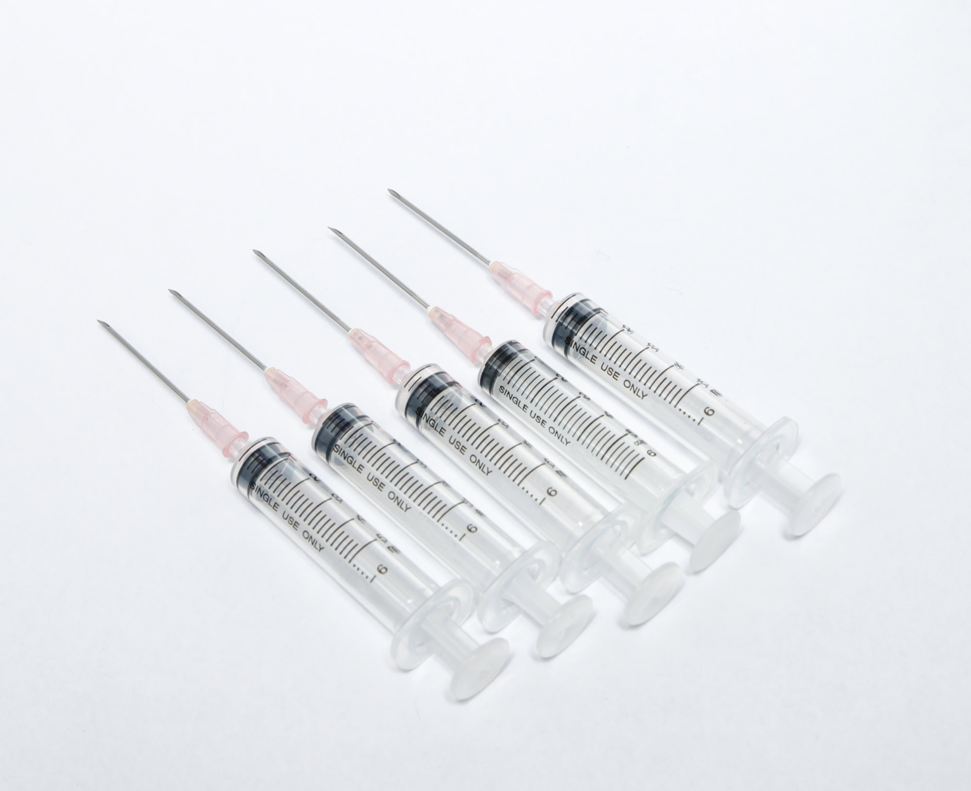 Close up of syringes